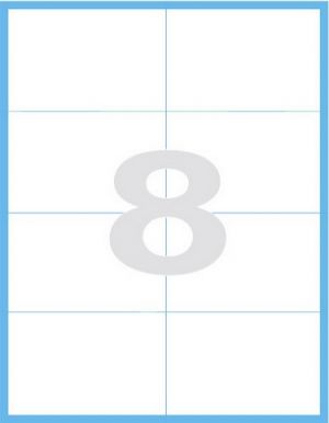 Print etikety 105 x 74 mm, 100 listů