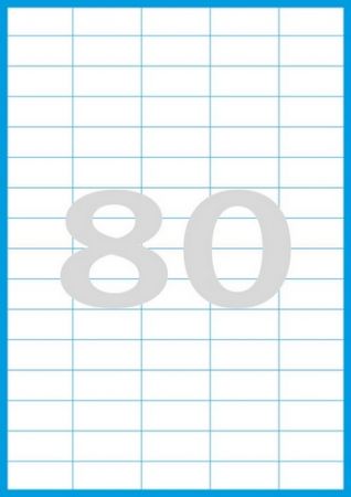 Print etikety 35,6 x 16,9 mm, 100 listů