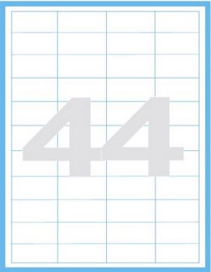 Print etikety 48,5 x 25,4 mm, 100 listů 44 listů 