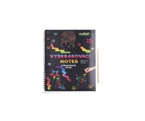 Vyškrabovací notes 28x21cm, 10 listů