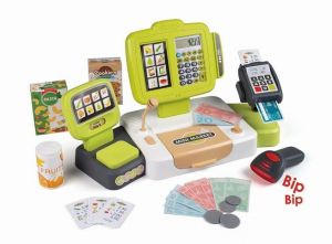 Pokladna elektronická s váhou zelenošedá