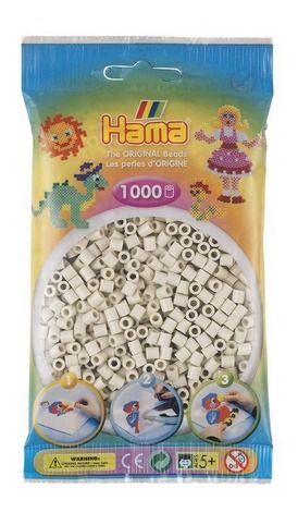 HAMA MIDI Zažehlovací korálky slonová kost - 1000ks