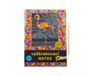Vyškrabovací notes 10x14cm, 10 listů
