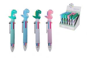 Pero s ozdobou vícebarevné 6 barev Dinosaurus