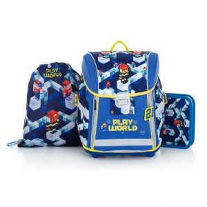 Batoh Set 3dílný Premium Play World