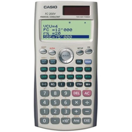 CASIO Kalkulačka finanční FC 200 V