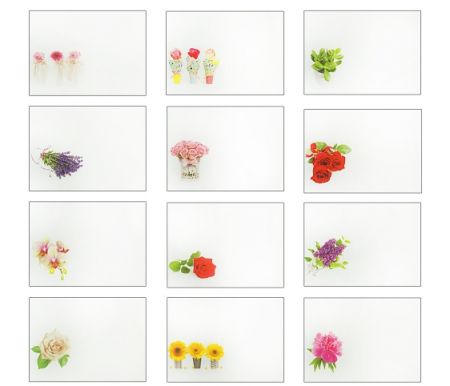 Obálka s potiskem 80g B6 125x176mm - Květy, mix