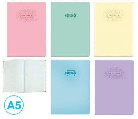 Záznamní kniha A5 linka 96l, Pastel mix