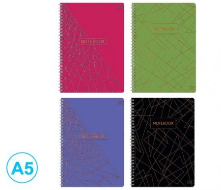 Blok spirála A5 Bronze linka 100l