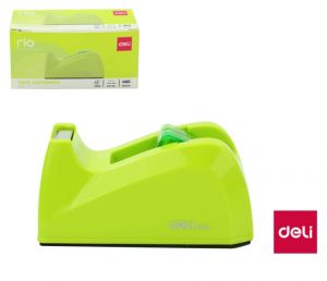 Odvíječ lepící pásky stolní DELI do 18mm E814A zelený