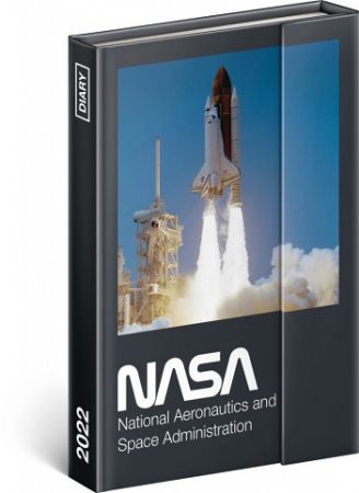 Diář týdenní magnetický NASA 2022 / 11cm × 16cm / PGD-30304-V