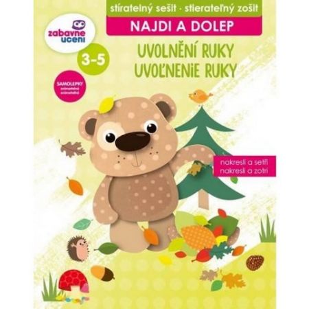 Stíratelný/Samolepky - Uvolnění ruky , Zvířátka