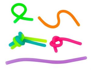 Natahovací antistresová sňůra - svítící ve tmě