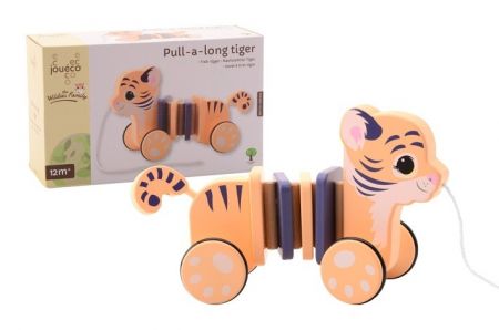 Dřevěný tahací tygr Jouéco®