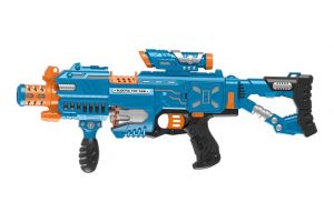 Puška s pěnovými náboji a svítilnou 57 cm