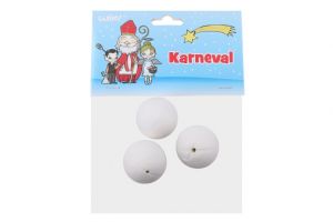 Vatovka koule průměr 40mm, 3ks