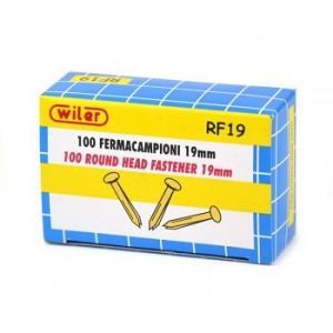 Vzorové spony, puklice, 19 mm, 100 ks