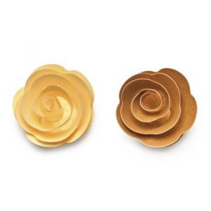 Výřez stáčené květiny chamois/sv. hnědá