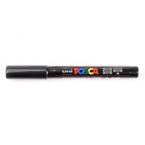 Akrylový popisovač "Posca PC-3M", stříbrná, 0,9-1,3mm, UNI