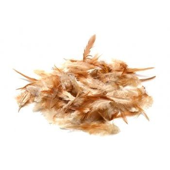 Peří Rayher 6-15 cm, přírodní, 10 g