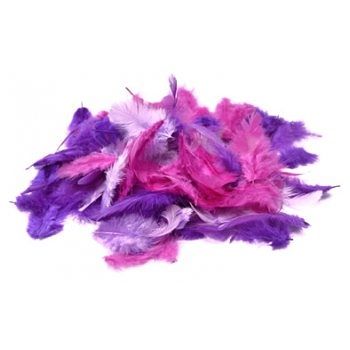 Peří Rayher, 10 g, fialové
