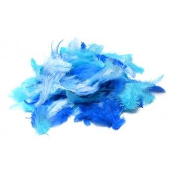 Peří Rayher, 10 g, modré