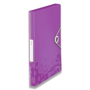 Box na dokumenty WOW,A4 fialový