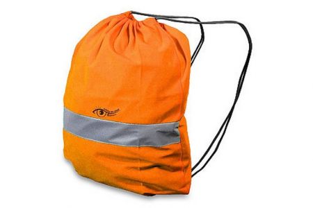 Výstražný (reflexní) batoh (sáček) ORANŽOVÝ (Compass) 48 cm x 38 cm, vnitřní objem 17 l