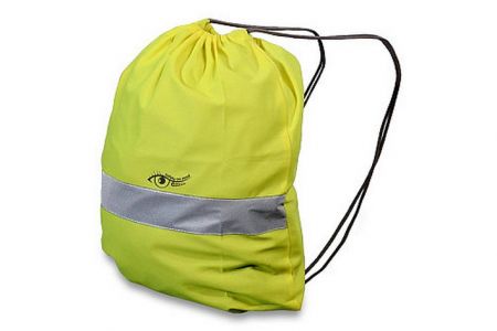 Výstražný (reflexní) batoh (sáček) ŽLUTÝ (Compass) 48 cm x 38 cm, vnitřní objem 17 l