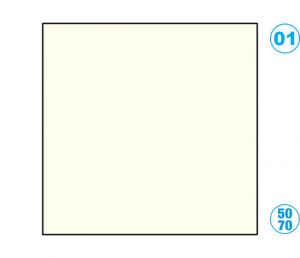 Papír barevný 50 x 70cm bílý perlově