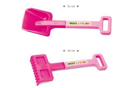 Výprodej z 127,-WADER 74112 - Dětská lopatka a hrábě Sunshine EAN:5900694741126