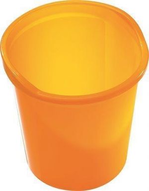 Odpadkový koš HELIT,13l transparent oranžový