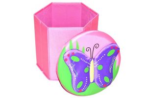 Box skládací motýl 30cm na hračky sedátko