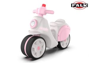 FALK Odrážedlo s tichými koly růžové