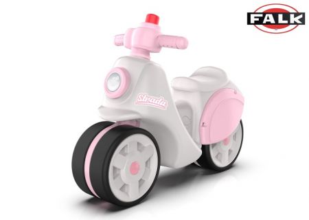FALK Odrážedlo s tichými koly růžové