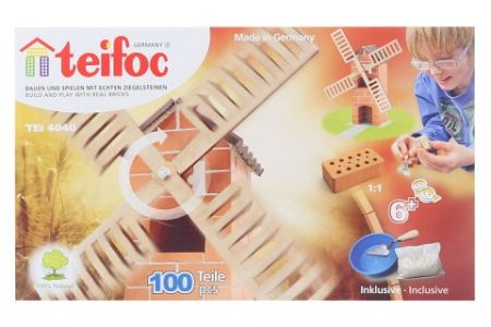 Stavebnice Teifoc Větrný mlýn v krabici