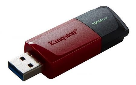 USB flash disk "Exodia M", černo-červená, 128GB, USB 3.2, KINGSTON DTXM/128GB