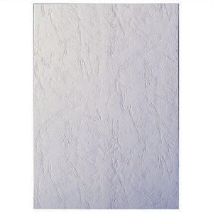 Desky pro kroužkovou vazbu imitace kůže bílá