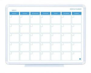 Plánovací tabule měsíční magnetická 45x60cm