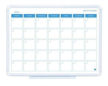 Plánovací tabule měsíční magnetická 45x60cm