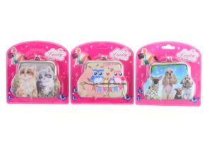 Peněženka se zvířátky 3 druhy