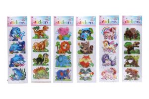 Nálepky 42x12,5 cm 8D - MIX