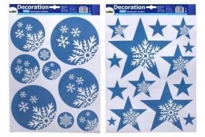 Dekorace okenní 41x29 cm VÁNOCE