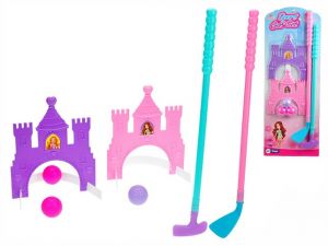 Golfový set princezna 2ks holí 53-56cm s míčky