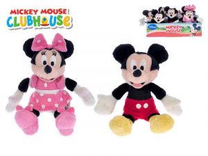 Mickey Mouse/Minnie ClubHouse plyšoví 12cm  