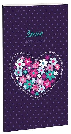 Diář  Školák Magic Heart STIL 2019-2020