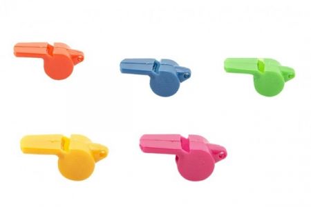 Píšťalka plast 5cm, 5 barev 