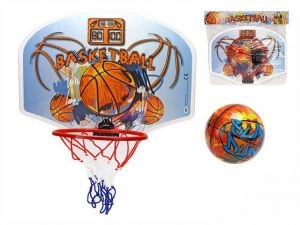 Basketbalový koš 41x31cm s míčem