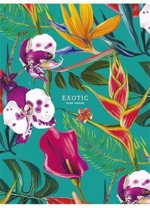 Sešit "Exotic", mix motivů, linkovaný, A5, 40 listů, SHKOLYARYK