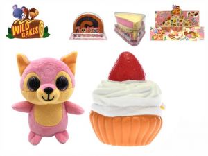 WILD Cakes zvířátko plyšové 13cm vonící 12 druhů